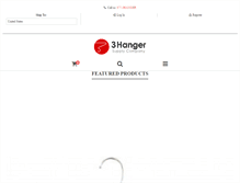 Tablet Screenshot of 3hangersupply.com